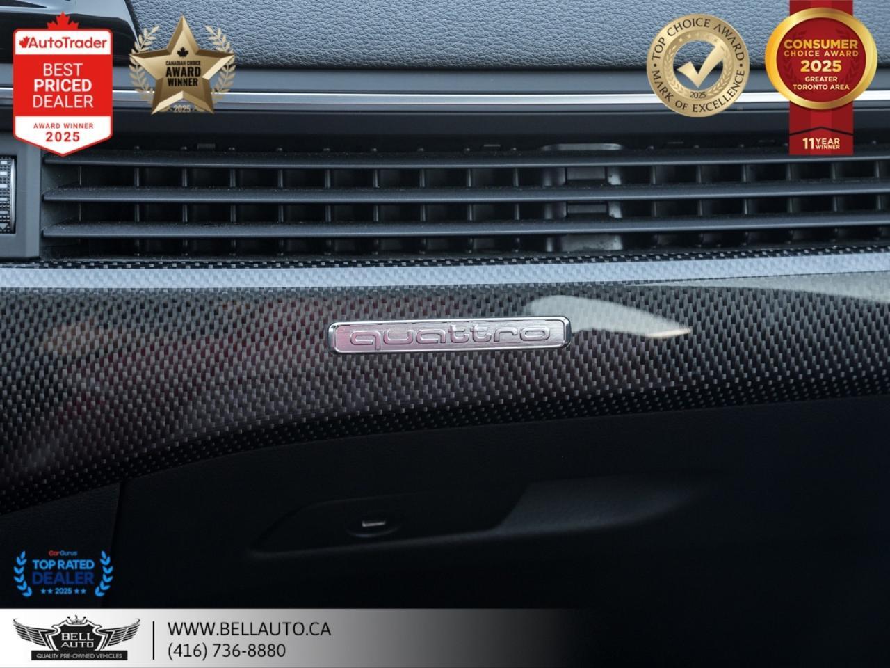 2022 Audi S5 Sportback Technik | QUATTRO | S-LINE | NAVI | PANO | RED LTHR | CRBNFIBR | MSGSEATS | NOACCIDENT Toronto ON