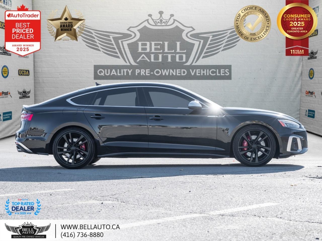 2022 Audi S5 Sportback Technik | QUATTRO | S-LINE | NAVI | PANO | RED LTHR | CRBNFIBR | MSGSEATS | NOACCIDENT Toronto ON