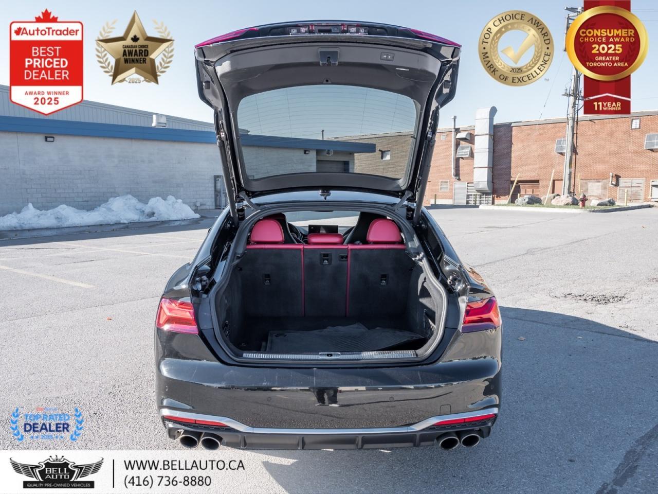 2022 Audi S5 Sportback Technik | QUATTRO | S-LINE | NAVI | PANO | RED LTHR | CRBNFIBR | MSGSEATS | NOACCIDENT Toronto ON