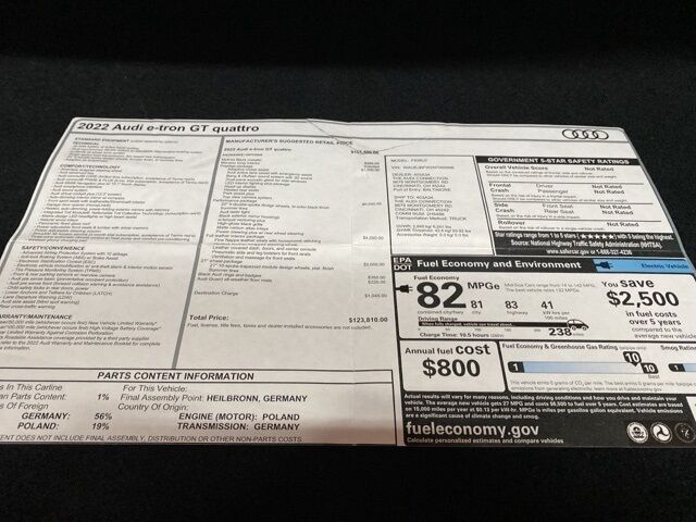 2022 Audi e-tron GT Prestige quattro Dallas TX