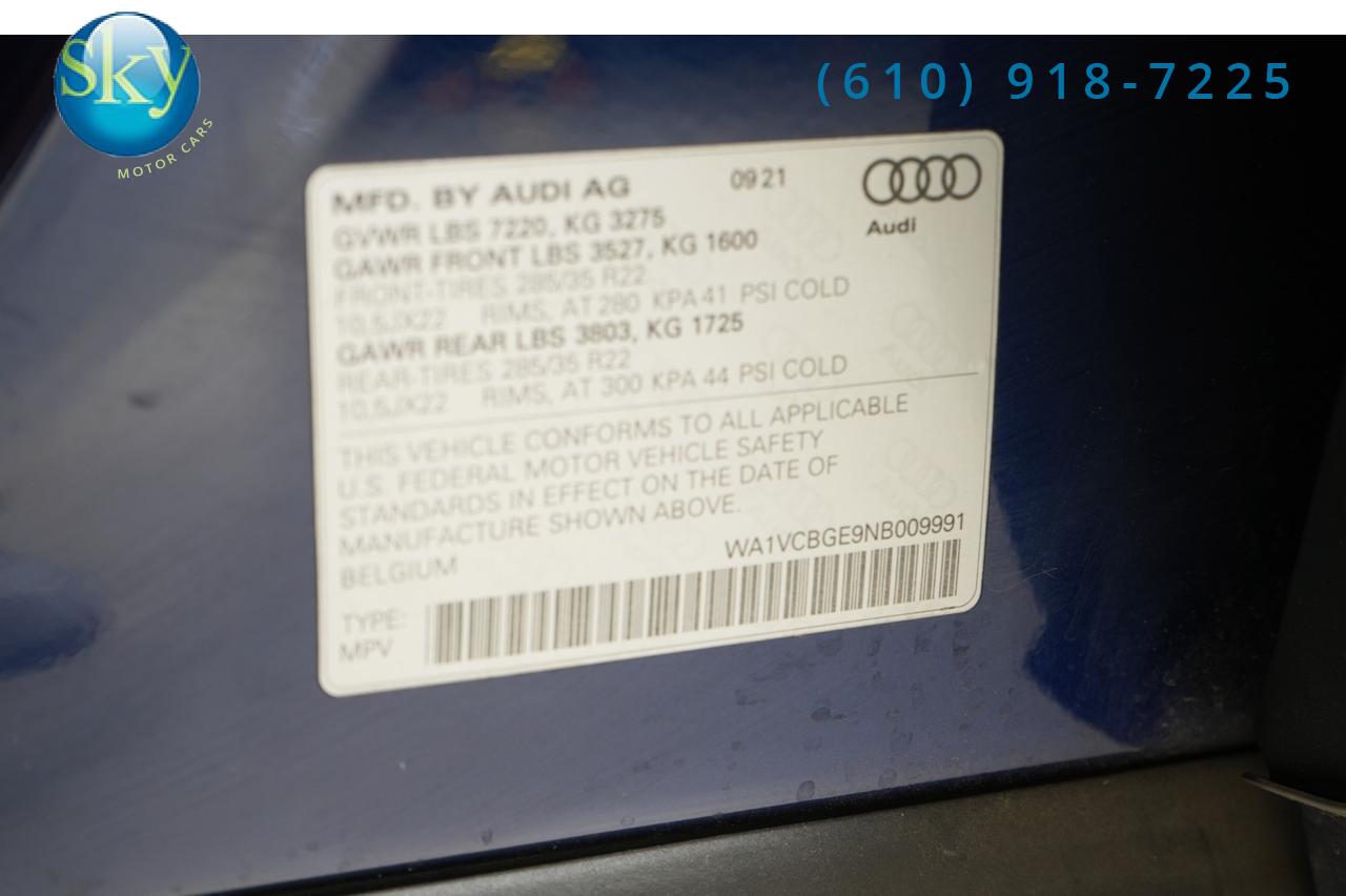 2022 Audi e-tron S Prestige Quattro AWD $96,395 MSRP West Chester PA