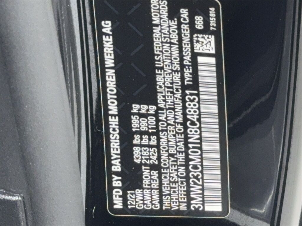 2022 BMW 2 Series 230i SPORT LINE,NAV,CAM,HTD STS,BLIND SPOT Plano TX