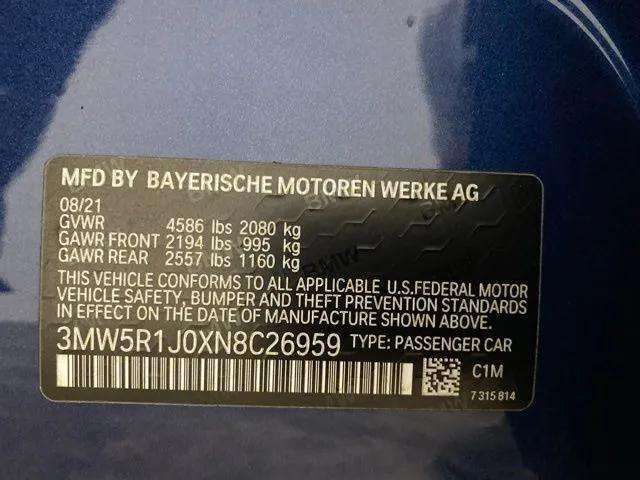 2022 BMW 3 Series 330i Dallas TX