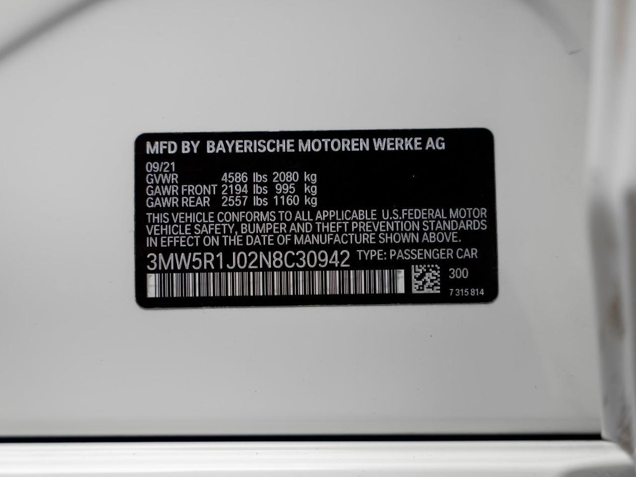 2022 BMW 3 Series 330i Ft Lauderdale FL