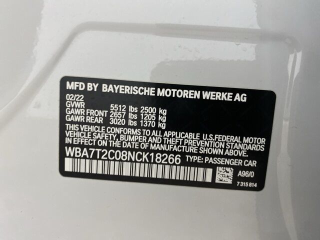 2022 BMW 7 Series 740i Dallas TX