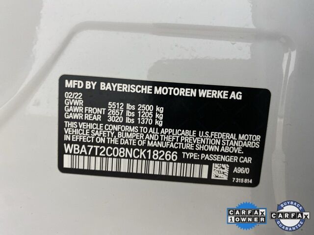 2022 BMW 7 Series 740i Dallas TX