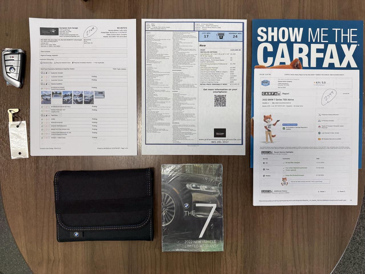 2022 BMW 7 Series 750i xDrive Knoxville TN