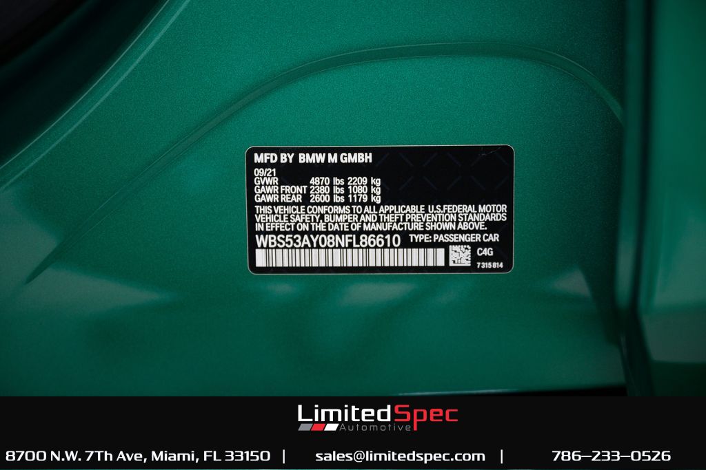 2022 BMW M3 Miami FL