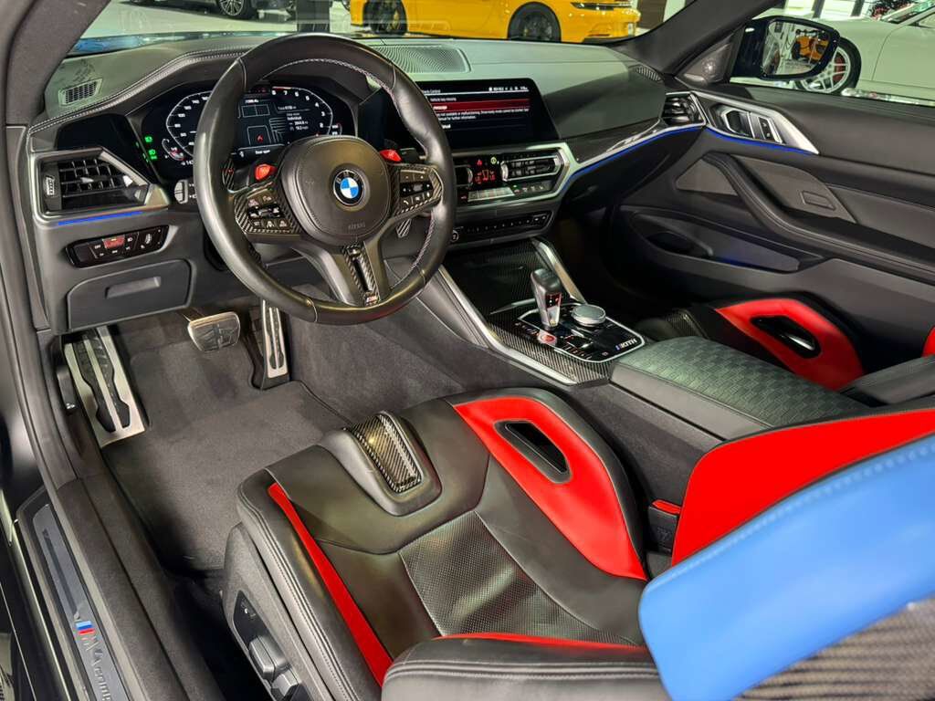 2022 BMW M4 Competition xDrive KITH Edition! Frozen Black paint, extended leather interior,carbon galore & MORE! Fort Lauderdale FL