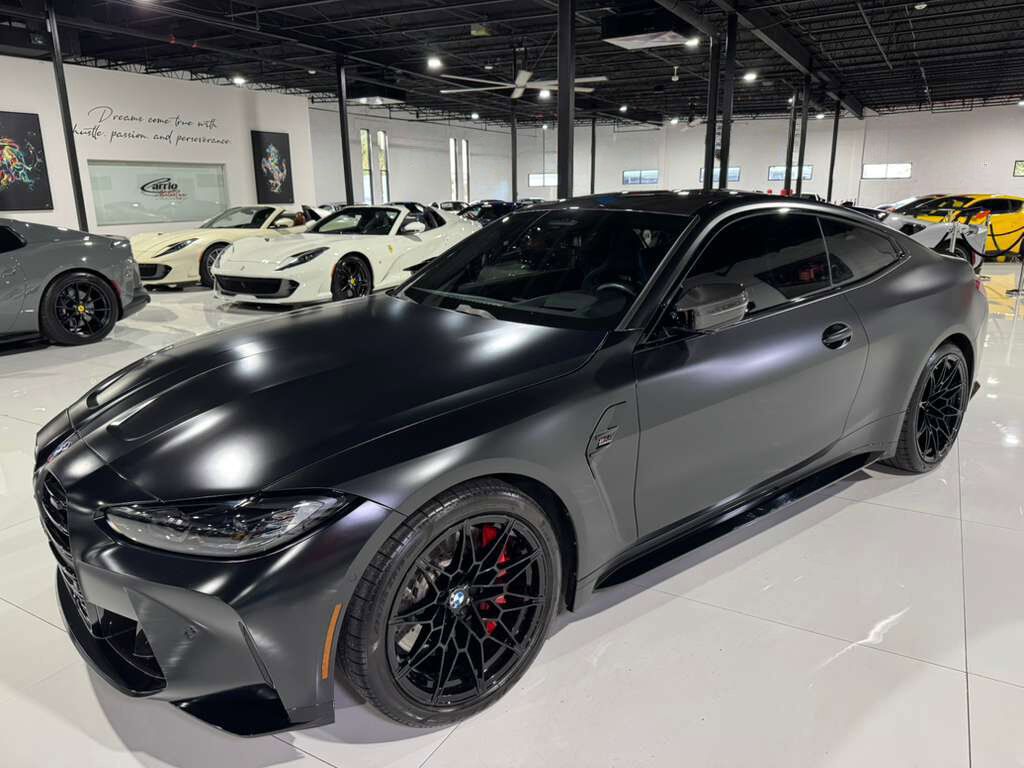 2022 BMW M4 Competition xDrive KITH Edition! Frozen Black paint, extended leather interior,carbon galore & MORE! Fort Lauderdale FL