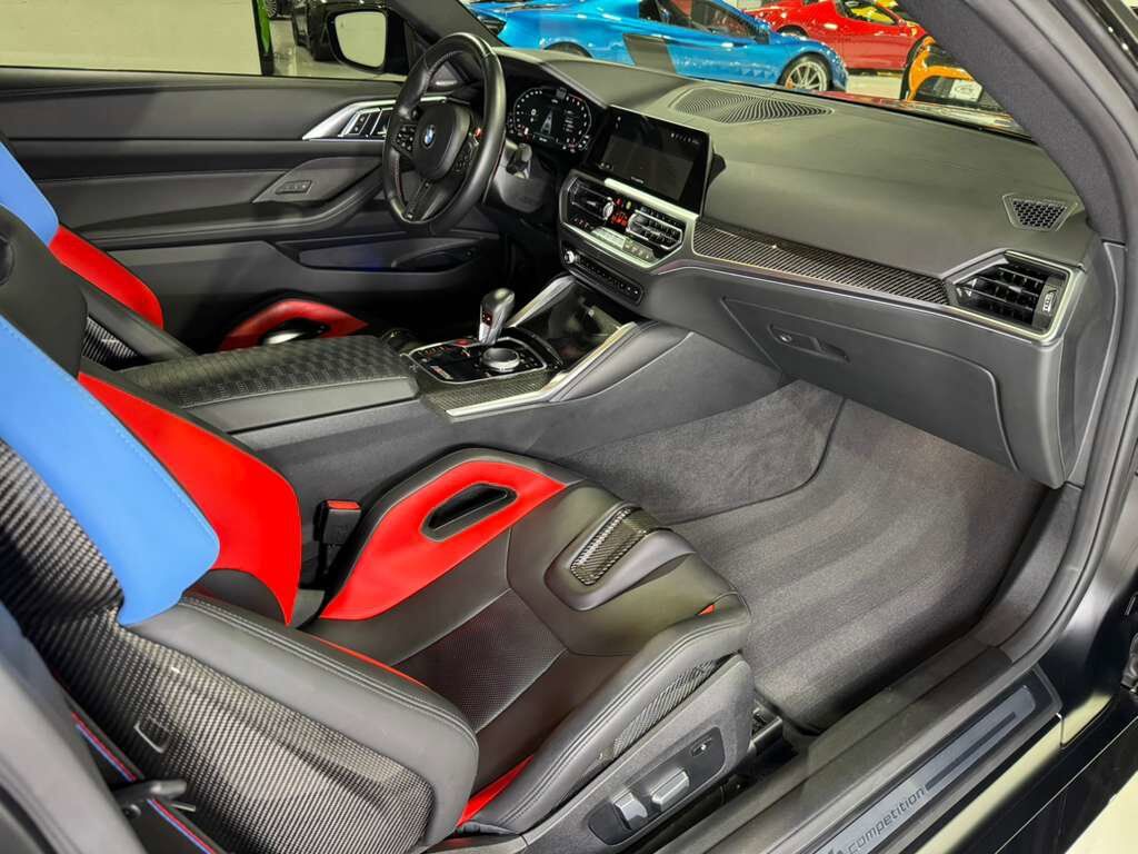 2022 BMW M4 Competition xDrive KITH Edition! Frozen Black paint, extended leather interior,carbon galore & MORE! Fort Lauderdale FL