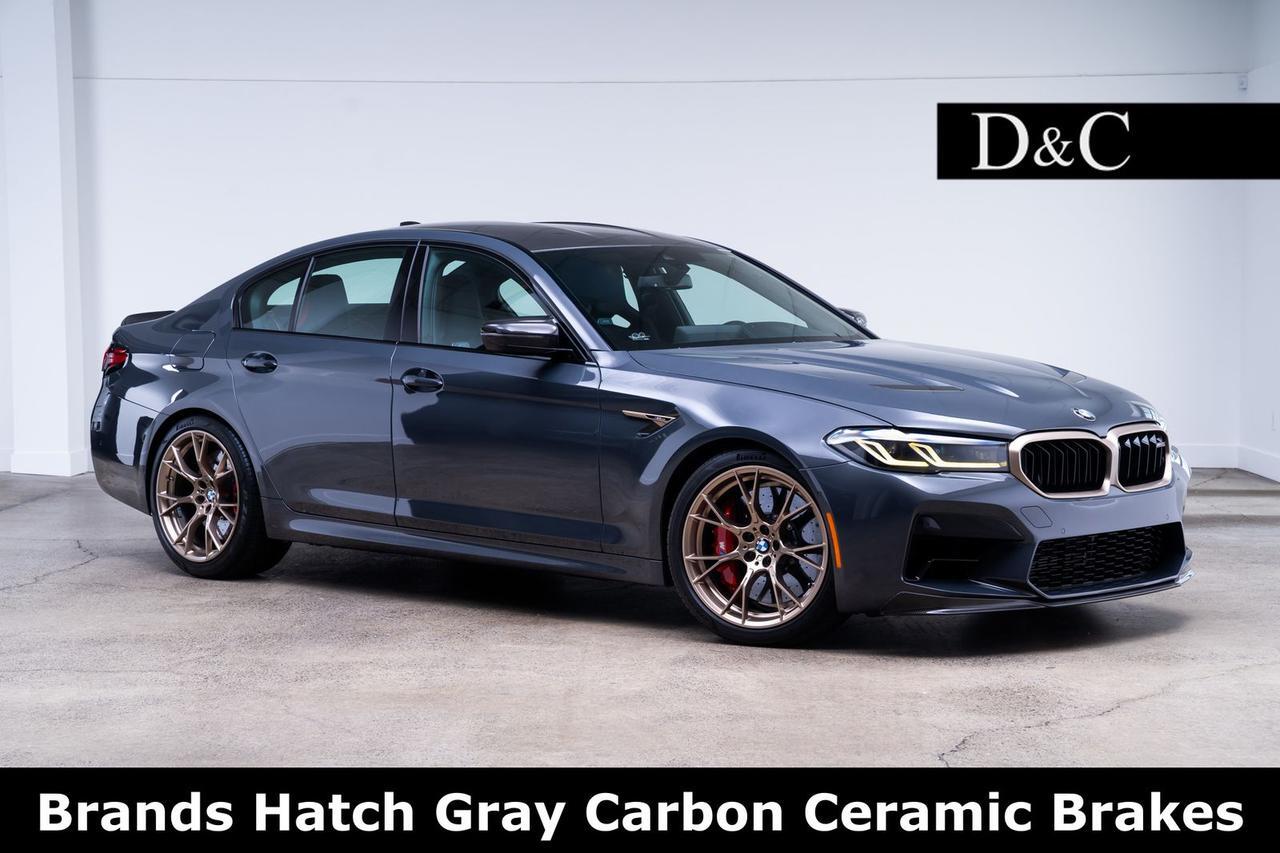 2022 BMW M5 CS 1 Owner Brands Hatch Gray Carbon Ceramic Brakes