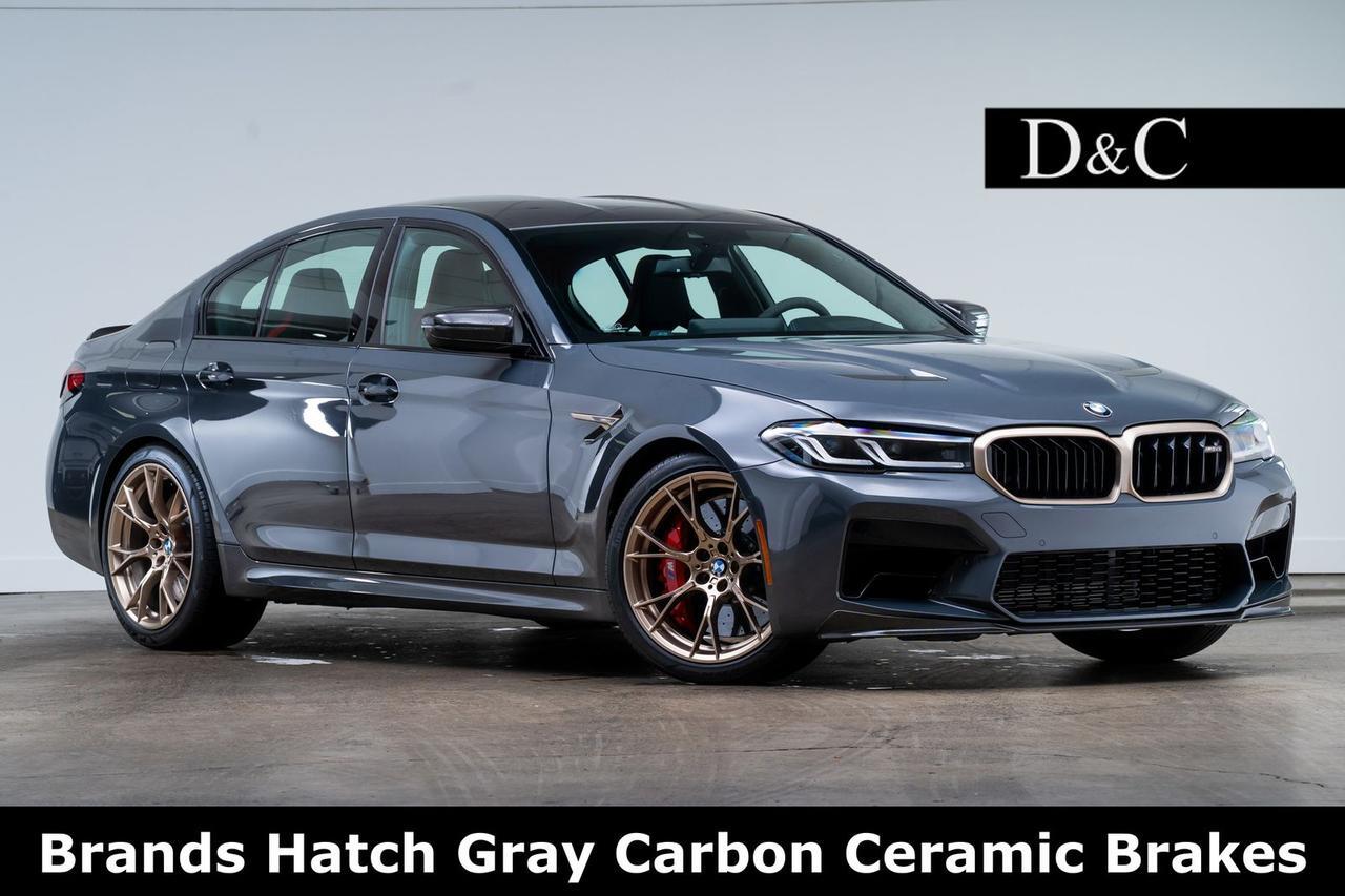 2022 BMW M5 CS 1 Owner Brands Hatch Gray Carbon Ceramic Brakes