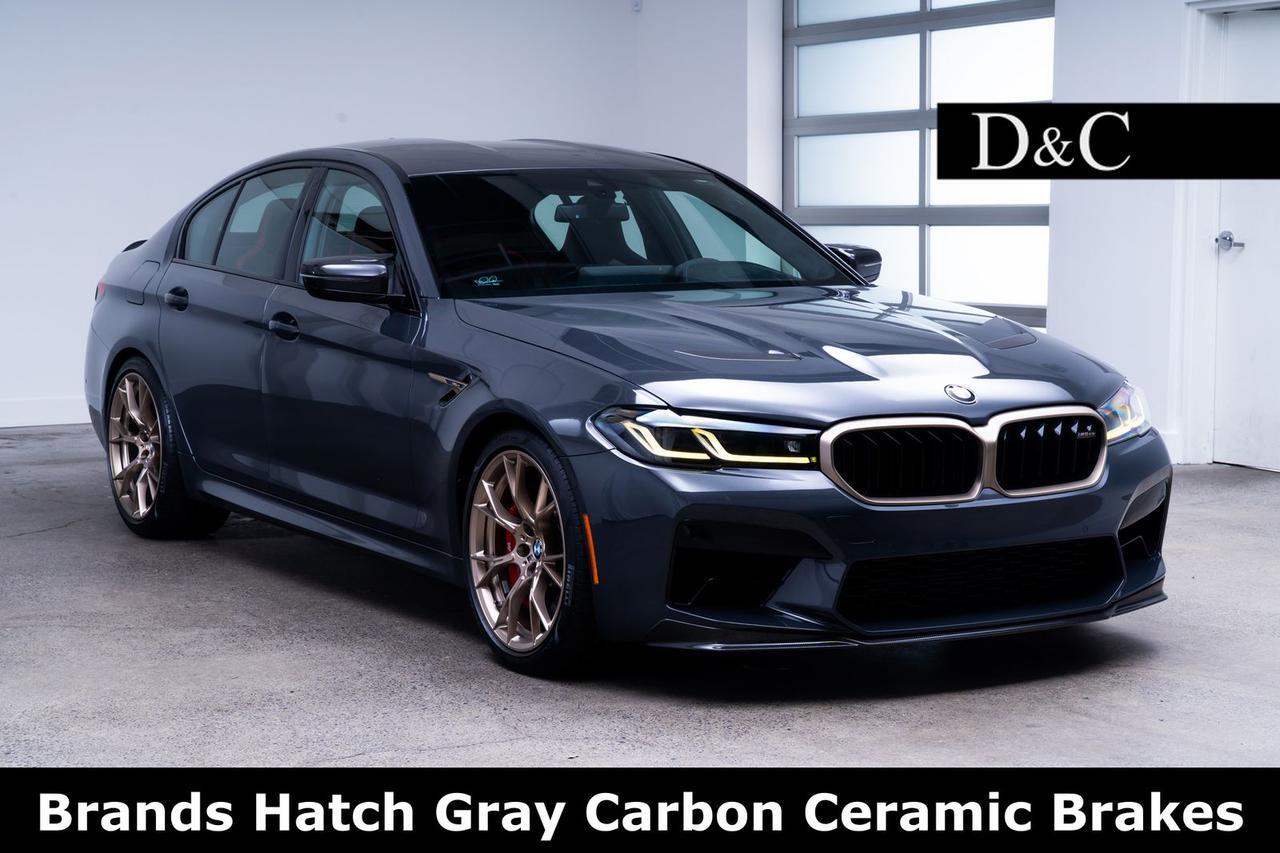 2022 BMW M5 CS 1 Owner Brands Hatch Gray Carbon Ceramic Brakes