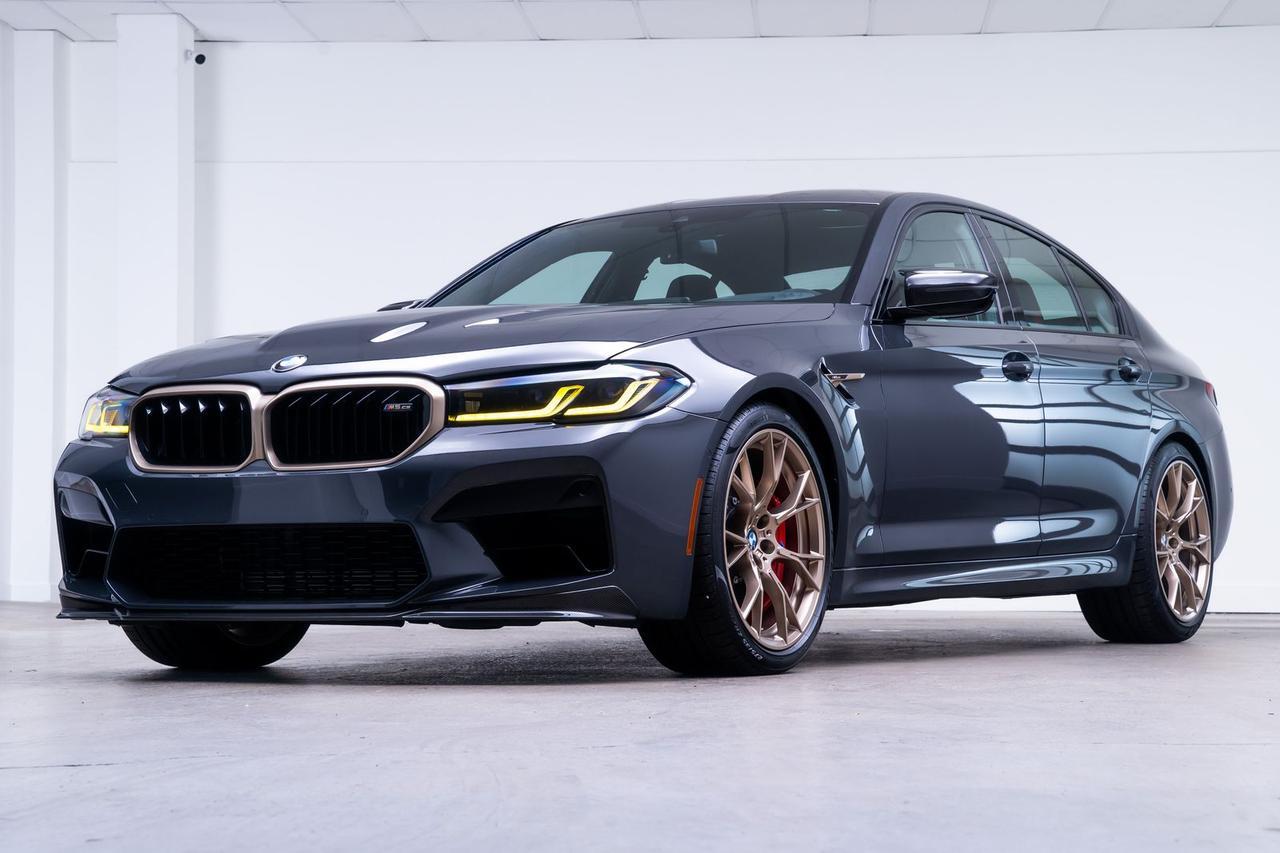 2022 BMW M5 CS 1 Owner Brands Hatch Gray Carbon Ceramic Brakes Portland OR