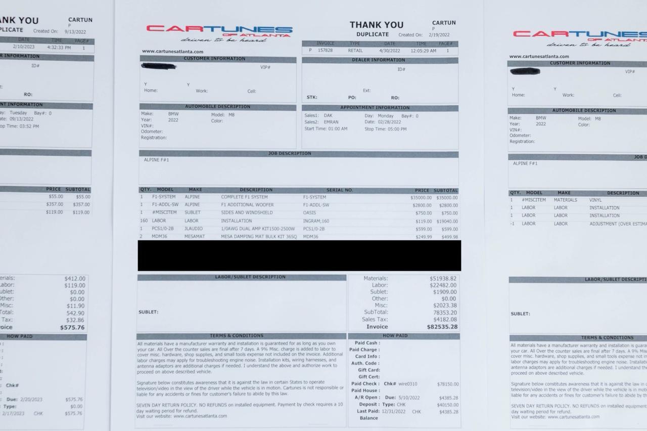 2022 BMW M8 Competition Marietta GA