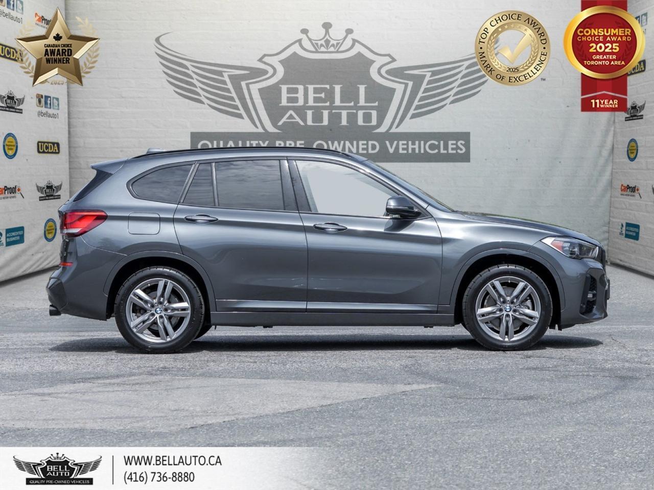 2022 BMW X1 xDrive28i, M-SPORTPKG, NAVI, PANO, B.CAM, SNSRS, AMBNTLGHT, NOACCIDENT Toronto ON
