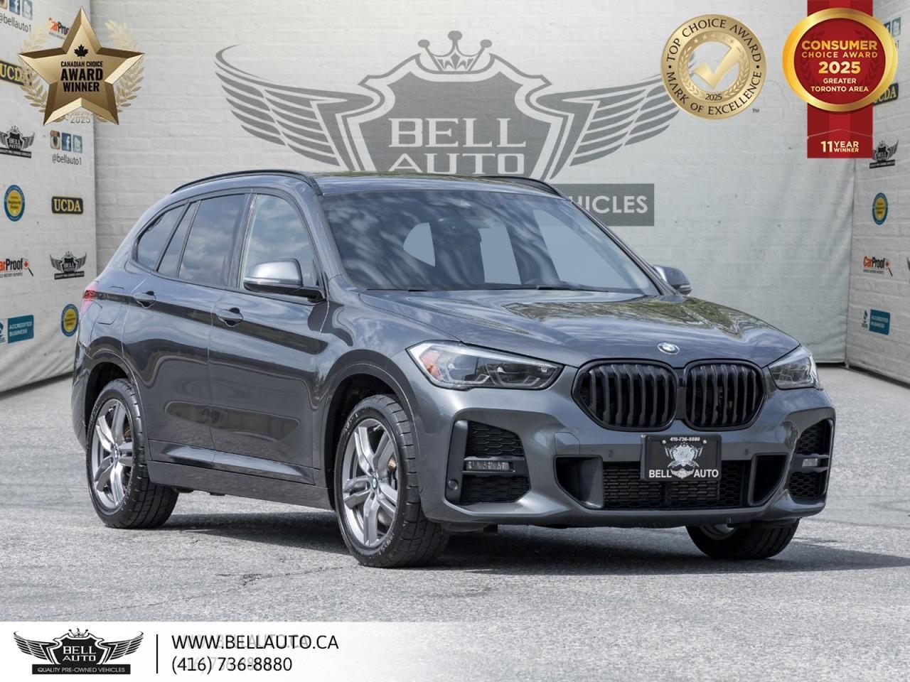 2022 BMW X1 xDrive28i, M-SPORTPKG, NAVI, PANO, B.CAM, SNSRS, AMBNTLGHT, NOACCIDENT