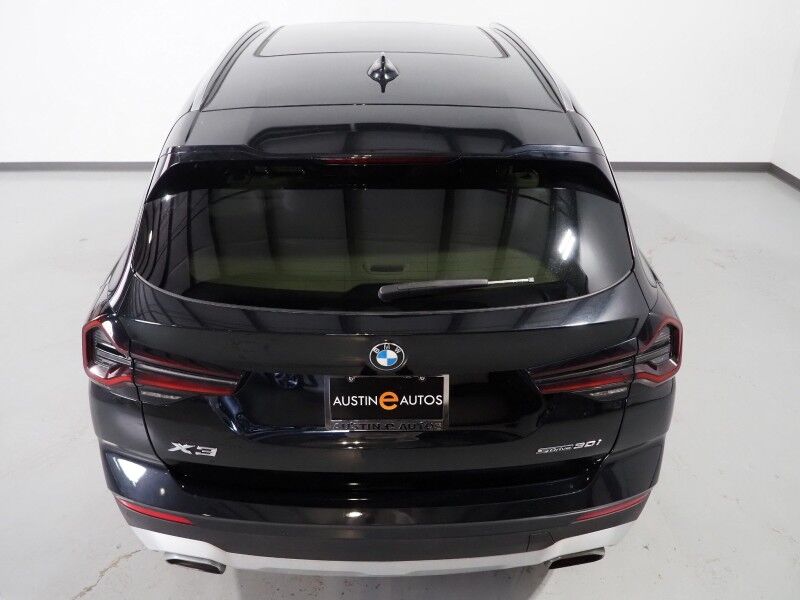 2022 BMW X3 sDrive30i *NAVIGATION, SAFETY ALERTS, BACKUP-CAMERA, COLOR TOUCHSCREEN, PANORAMA MOONROOF, HEATED SEATS, COMFORT ACCESS, POWER LIFTGATE, 21 INCH WHEELS, ANDROID & APPLE Round Rock TX