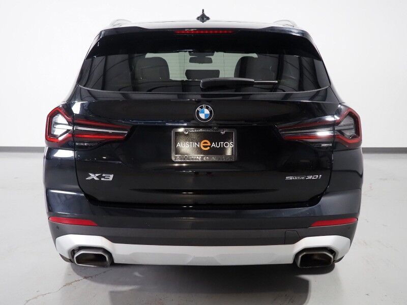 2022 BMW X3 sDrive30i *NAVIGATION, SAFETY ALERTS, BACKUP-CAMERA, COLOR TOUCHSCREEN, PANORAMA MOONROOF, HEATED SEATS, COMFORT ACCESS, POWER LIFTGATE, 21 INCH WHEELS, ANDROID & APPLE Round Rock TX