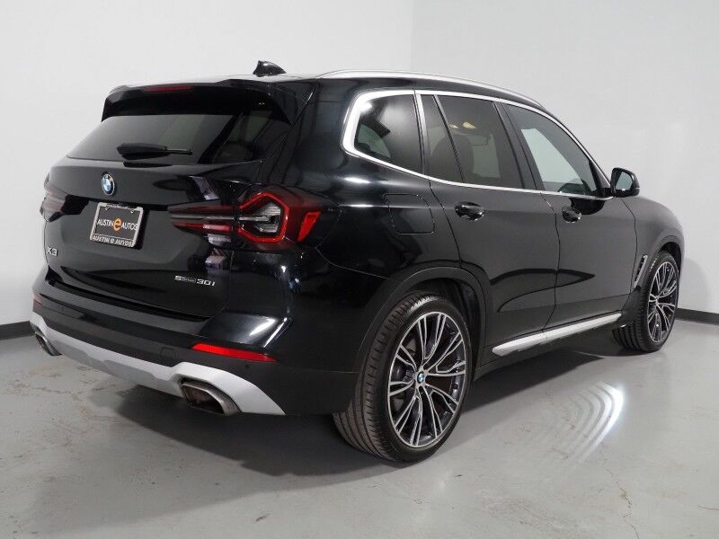 2022 BMW X3 sDrive30i *NAVIGATION, SAFETY ALERTS, BACKUP-CAMERA, COLOR TOUCHSCREEN, PANORAMA MOONROOF, HEATED SEATS, COMFORT ACCESS, POWER LIFTGATE, 21 INCH WHEELS, ANDROID & APPLE Round Rock TX