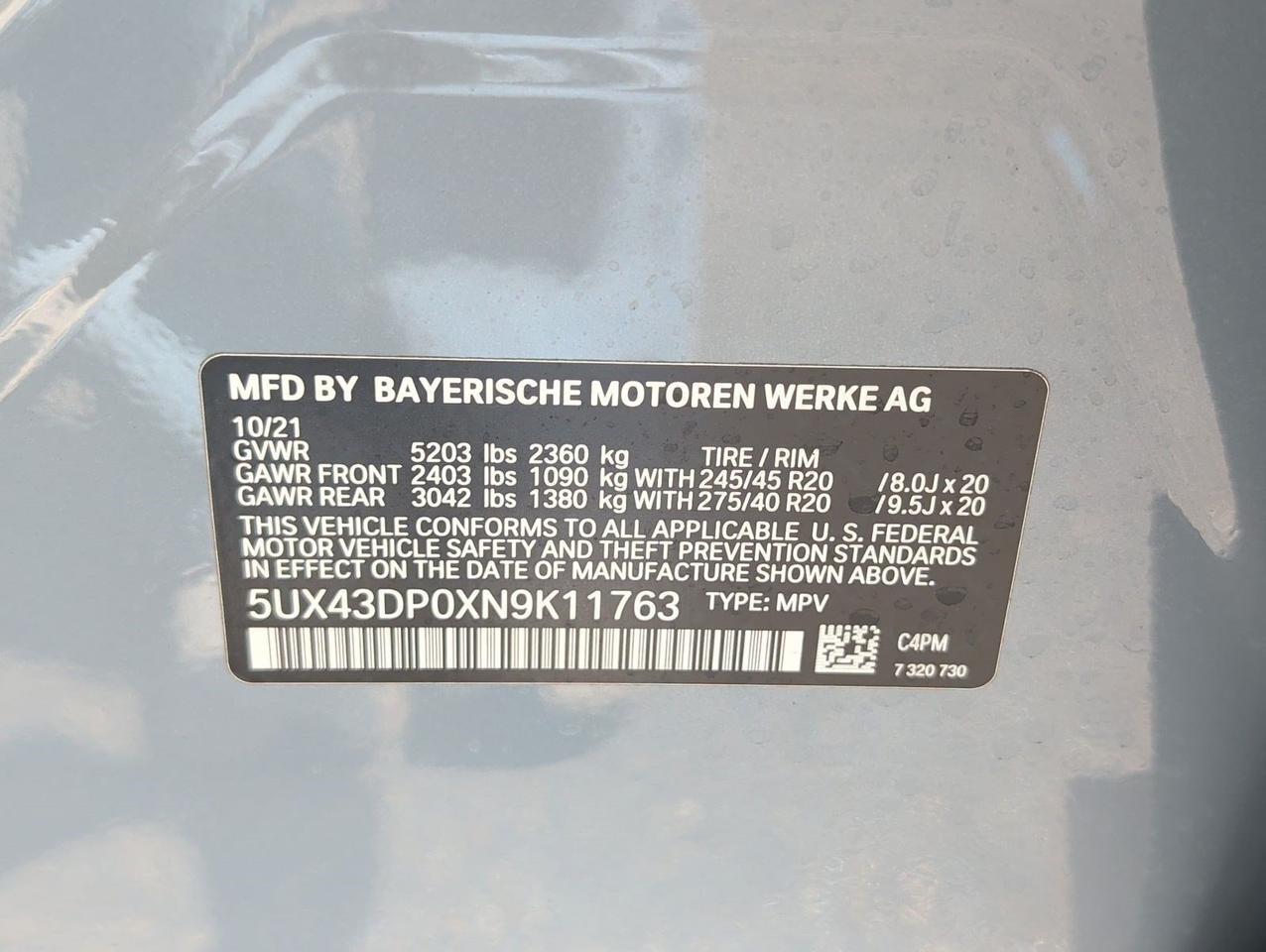 2022 BMW X3 sDrive30i San Juan TX