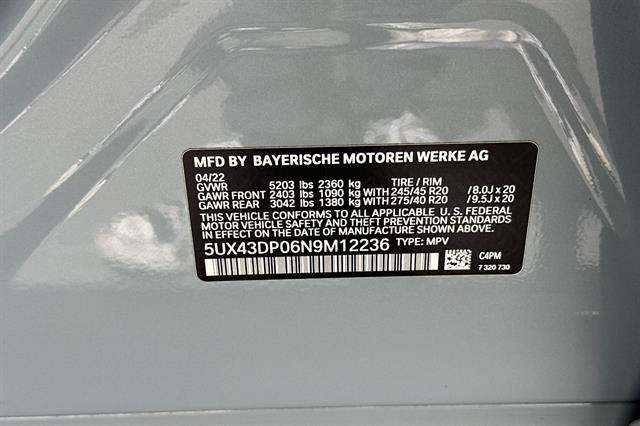 2022 BMW X3 sDrive30i sDrive30i San Luis Obispo CA