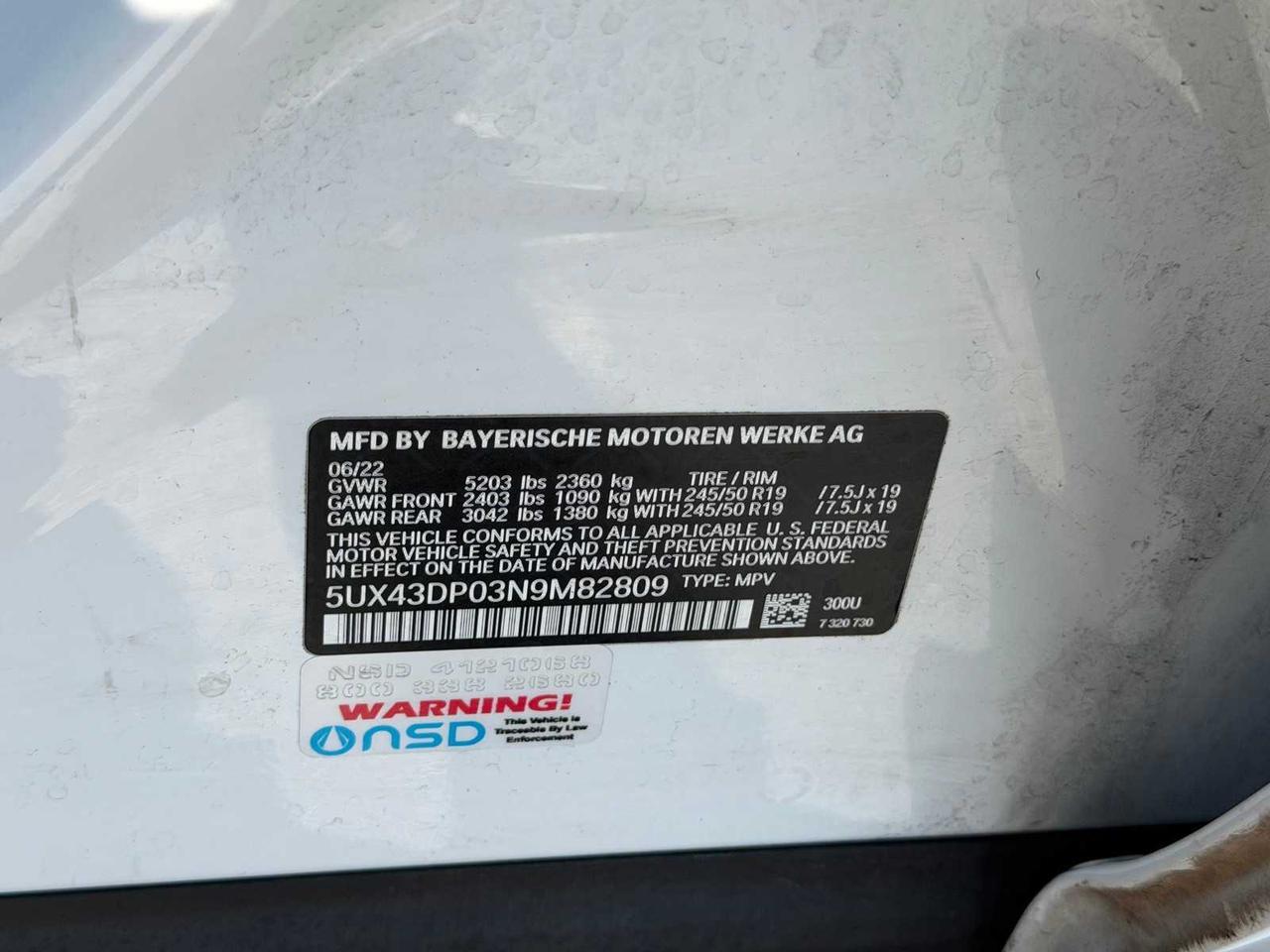 2022 BMW X3 sDrive30i sDrive30i Irving TX