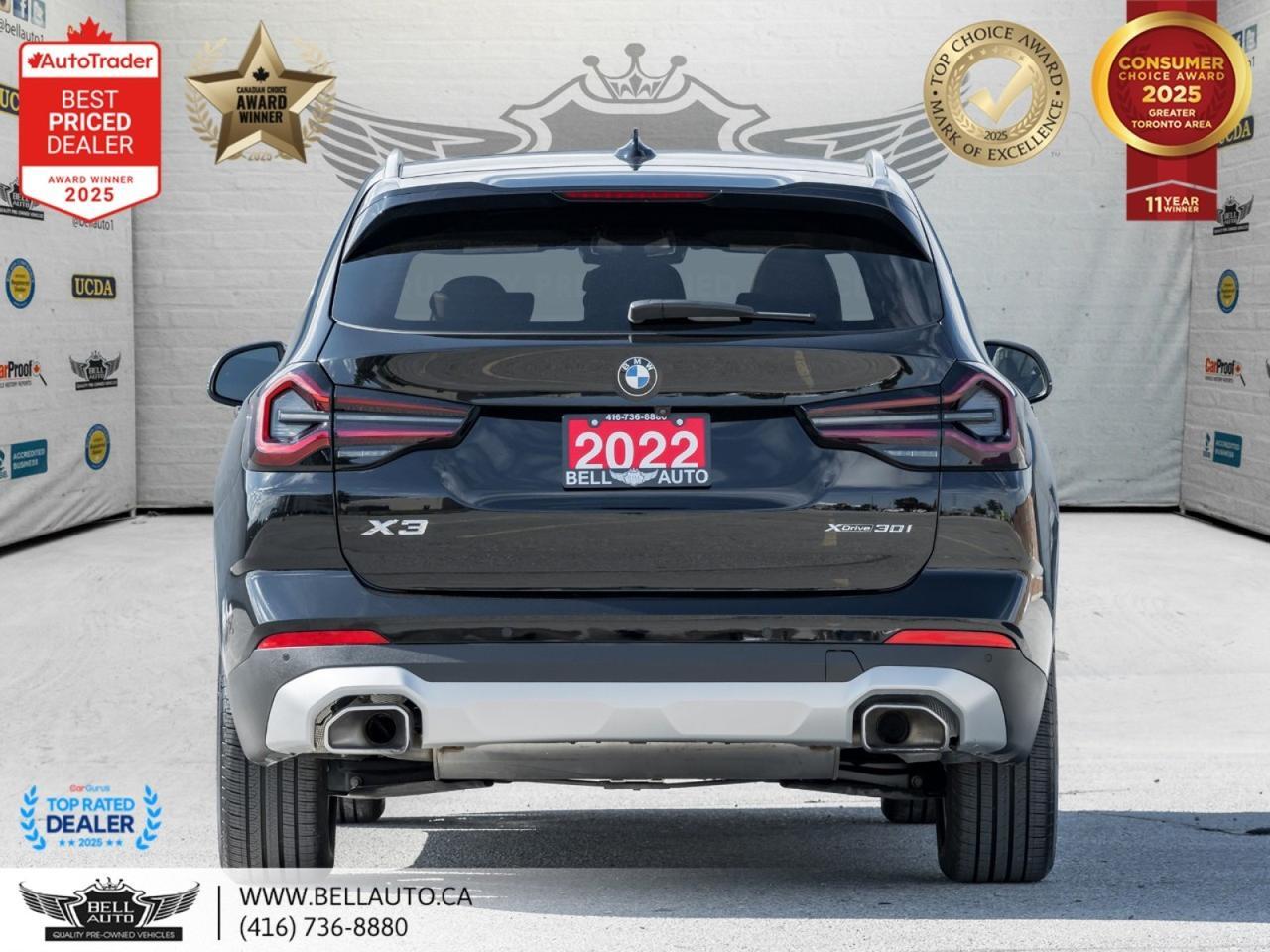 2022 BMW X3 xDrive30i | NAVI | B.CAM | PANO | PWR&MMRY LTHR | WDTRIM | NOACCIDENT Toronto ON