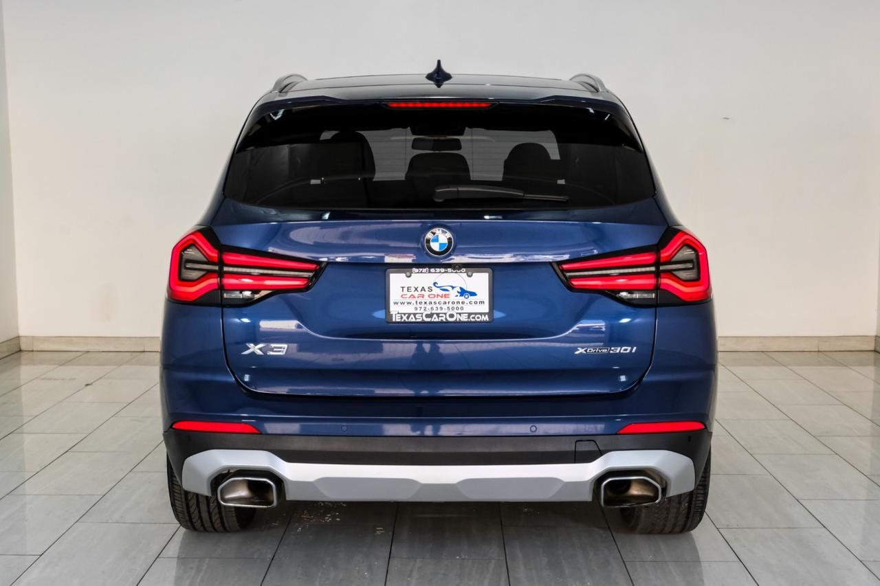 2022 BMW X3 xDrive30i AWD BLIND SPOT ASSIST LANE DEPARTURE WARNING NAVIGATION PANORMA Carrollton TX