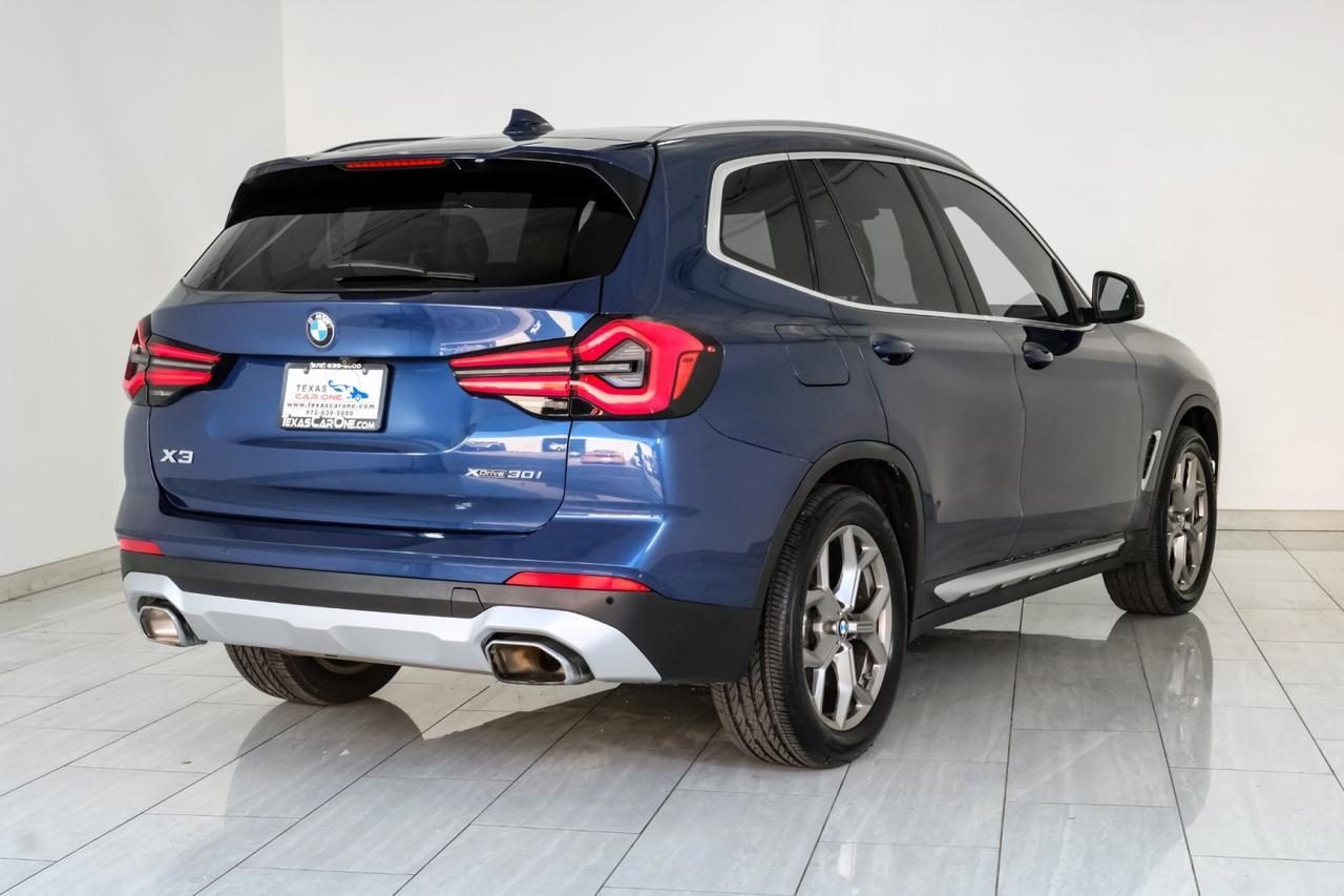 2022 BMW X3 xDrive30i AWD BLIND SPOT ASSIST LANE DEPARTURE WARNING NAVIGATION PANORMA Carrollton TX