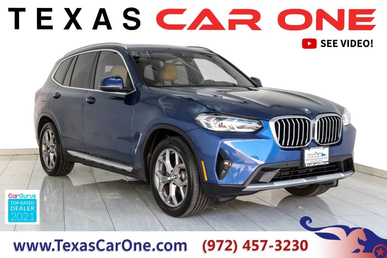 2022 BMW X3 xDrive30i AWD BLIND SPOT ASSIST LANE DEPARTURE WARNING NAVIGATION PANORMA