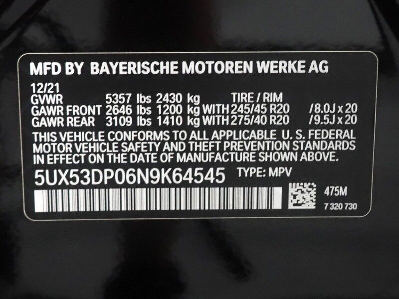 2022 BMW X3 xDrive30i AWD *M SPORT, DYNAMIC HANDLING PKG, NAVIGATION, LIVE COCKPIT PRO, SAFETY ALERTS, BACKUP-CAMERA, COLOR TOUCHSCREEN, PANO MOONROOF, LEATHER, CLIMATE SEATS, HEATED STEERING, COMFORT ACCESS, REMOTE START, 20 INCH WHEELS, ANDROID & APPLE Round Rock TX