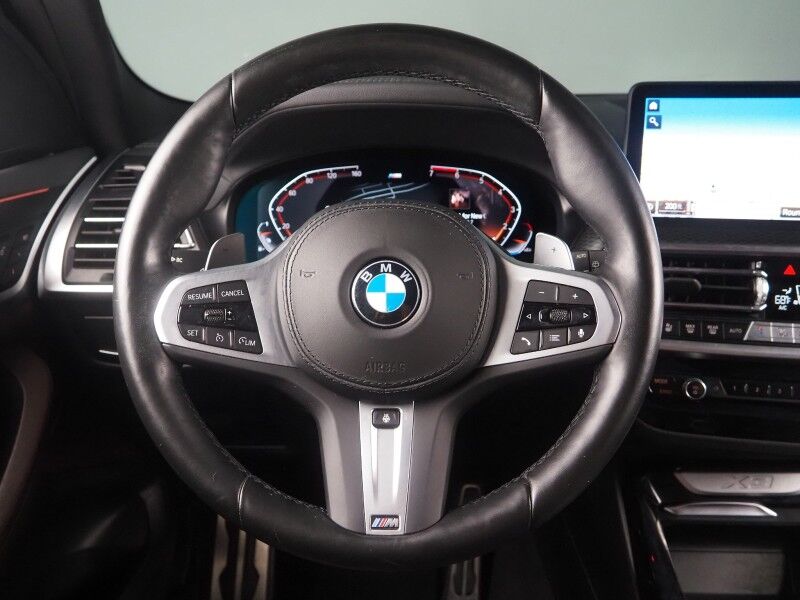 2022 BMW X3 xDrive30i AWD *M SPORT, DYNAMIC HANDLING PKG, NAVIGATION, LIVE COCKPIT PRO, SAFETY ALERTS, BACKUP-CAMERA, COLOR TOUCHSCREEN, PANO MOONROOF, LEATHER, CLIMATE SEATS, HEATED STEERING, COMFORT ACCESS, REMOTE START, 20 INCH WHEELS, ANDROID & APPLE Round Rock TX