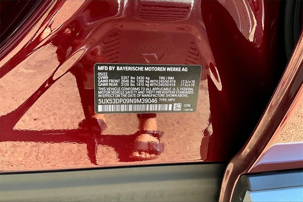 2022 BMW X3 xDrive30i OR