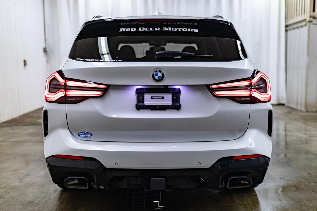 2022 BMW X3 xDrive30i M Package Leather Roof Nav BCam Red Deer AB
