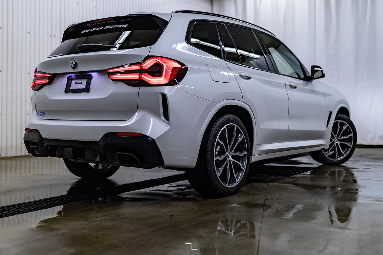 2022 BMW X3 xDrive30i M Package Leather Roof Nav BCam Red Deer AB