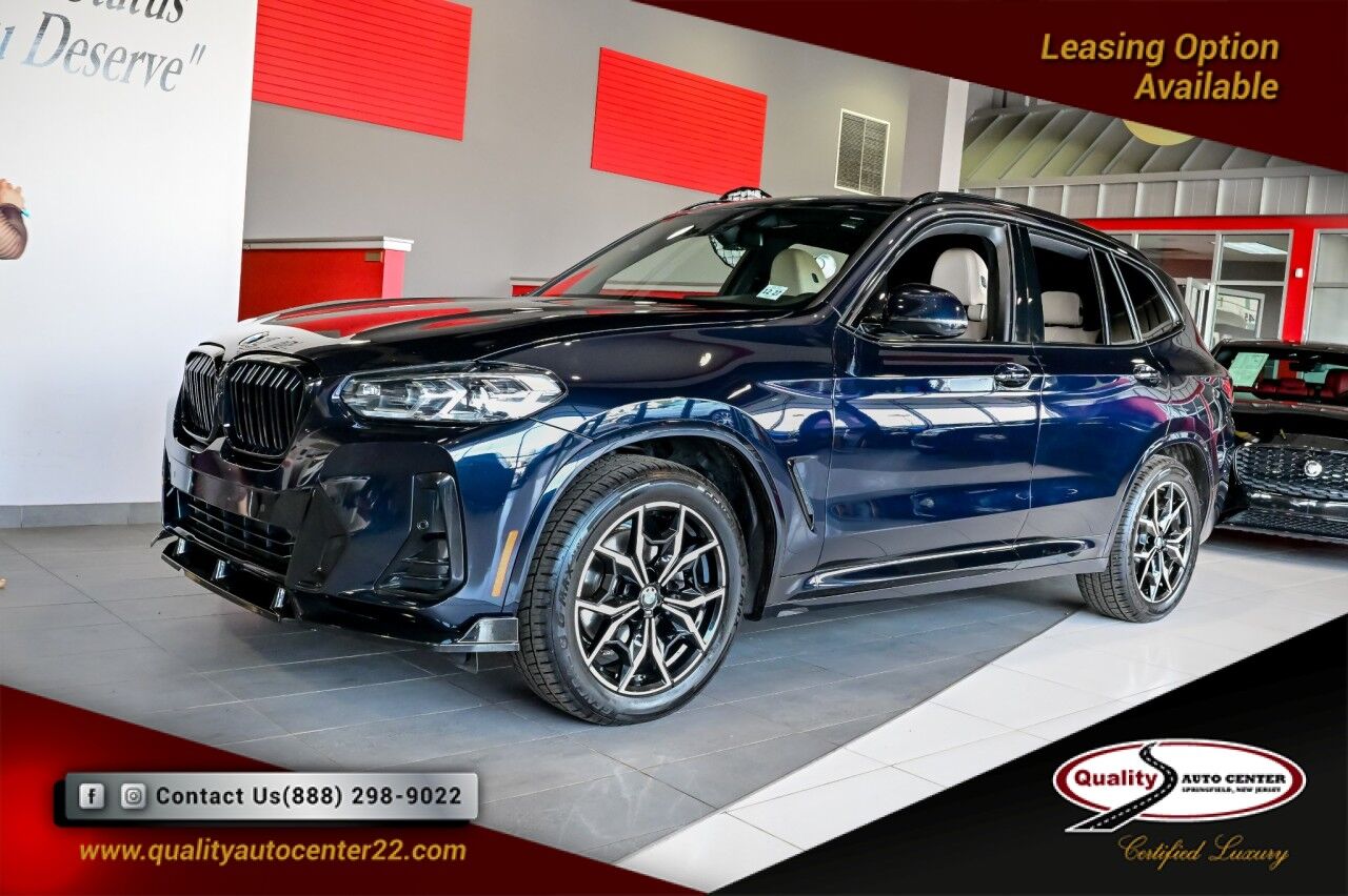 2022 BMW X3 xDrive30i, M-Sport 2 And Premium Pkg 2, Remote Start, Pano Roof, Shadowline Exterior Trim