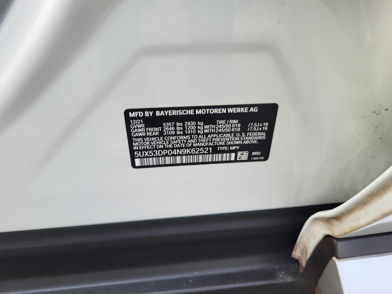 2022 BMW X3 xDrive30i Sports Activity Vehicle Beeville TX