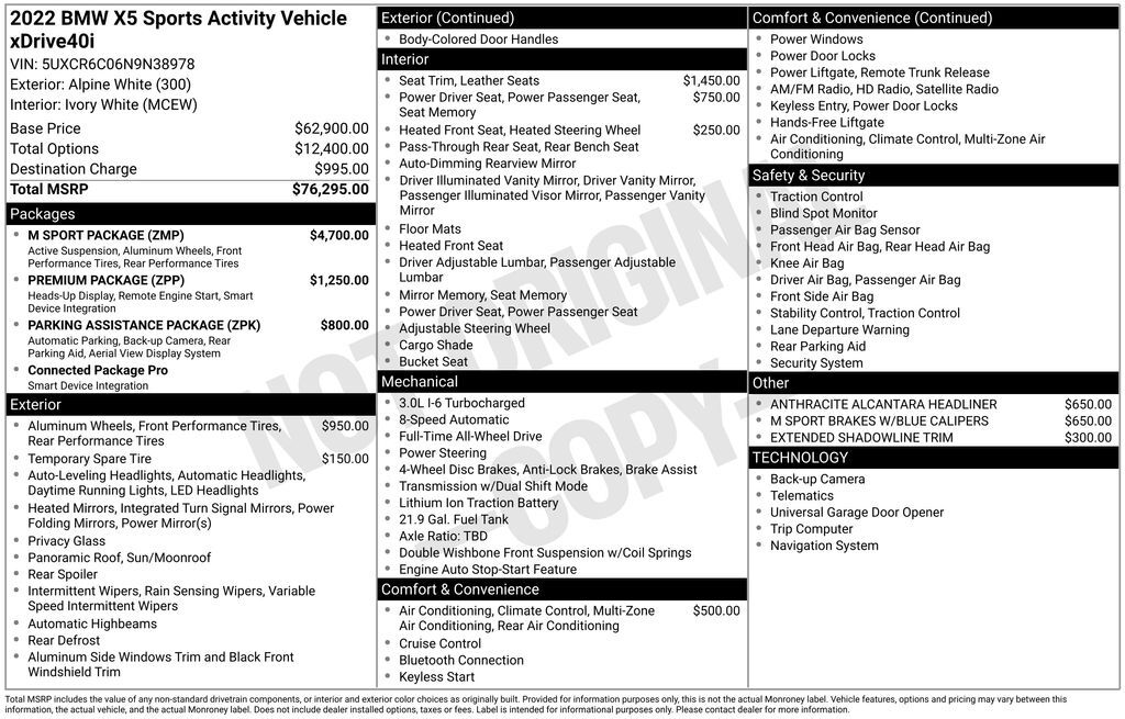 2022 BMW X5 xDrive40i San Clemente CA