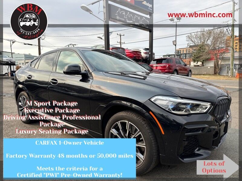 2022 BMW X6 xDrive40i AWD w/ M Sport Package