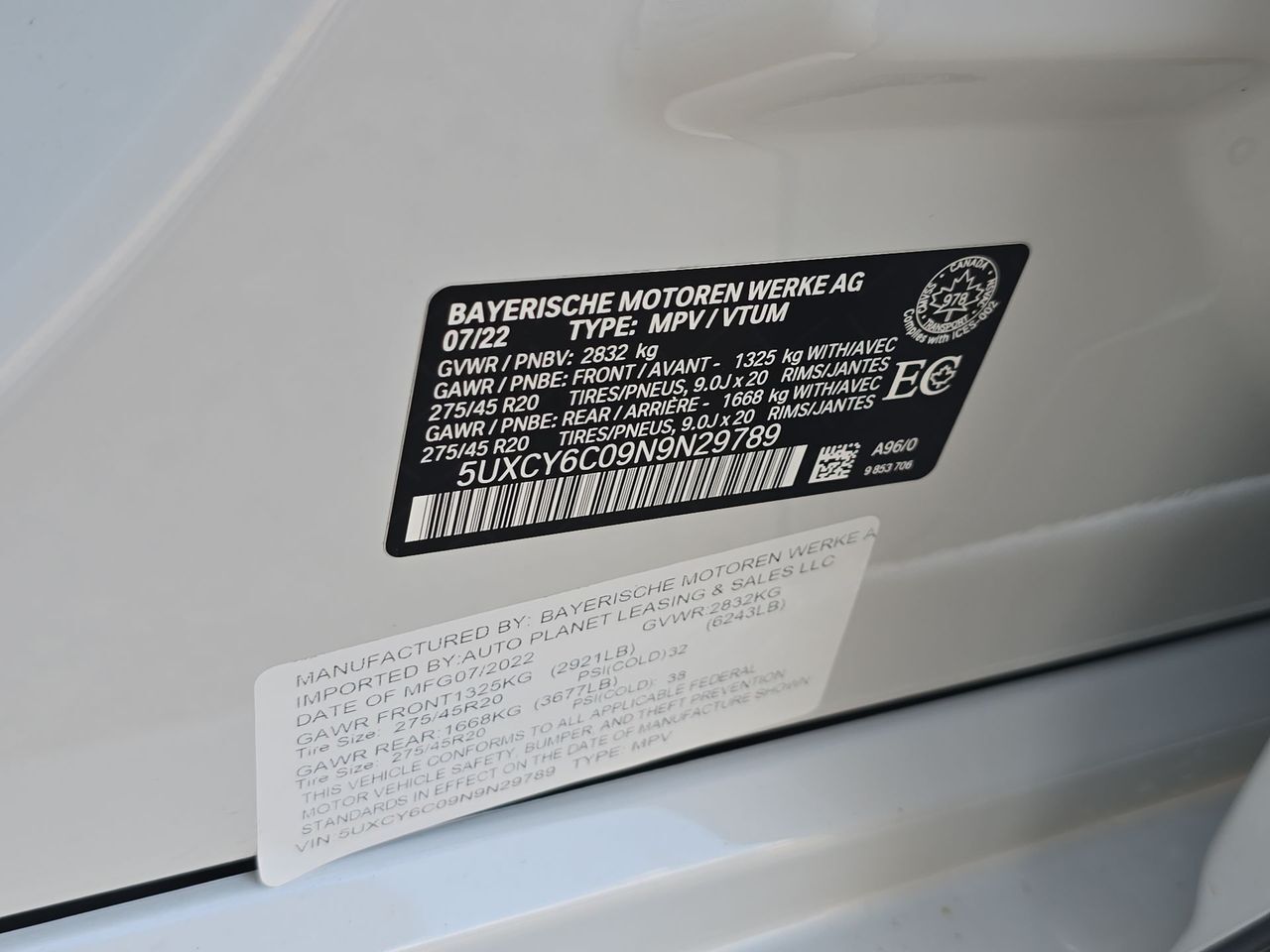 2022 BMW X6 xDrive40i Columbus OH