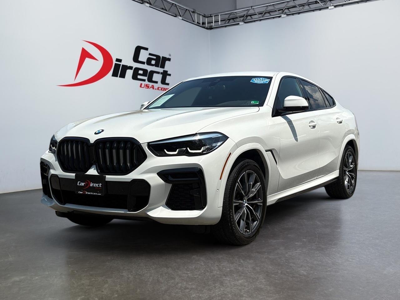 2022 BMW X6 xDrive40i, HEADS-UP DISPLAY, POWER LIFTGATE, HEATED FRONT & REAR SEATS, APPLE CARPLAY/ANDROID AUTO, PANORAMIC MOONROOF, LANE KEEP ASSIST, BLIND SPOT ALERT, VIRGINIA OWNED, ONLY 1 OWNER, LOW MILEAGE, CLEAN CERTIFIED CARFAX, RIDE IN LUXURY THIS SUMMER!