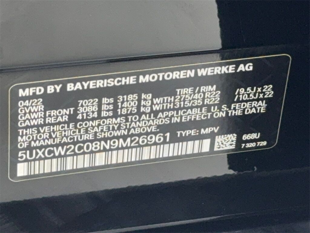2022 BMW X7 xDrive40i NAV,CAM,PANO,HTD STS,HEADS UP,22&quot; WLS,3R Plano TX
