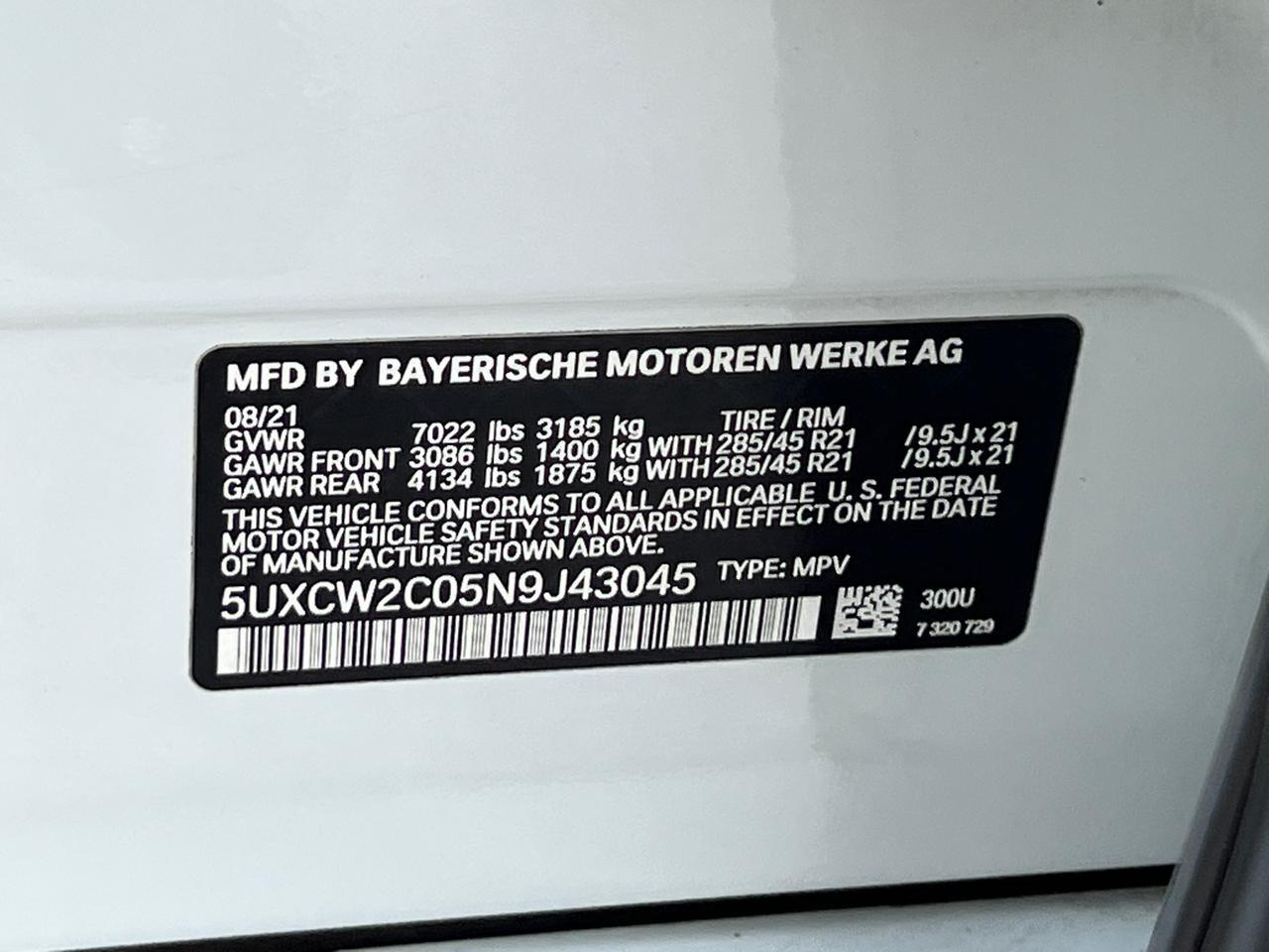 2022 BMW X7 xDrive40i Chantilly VA