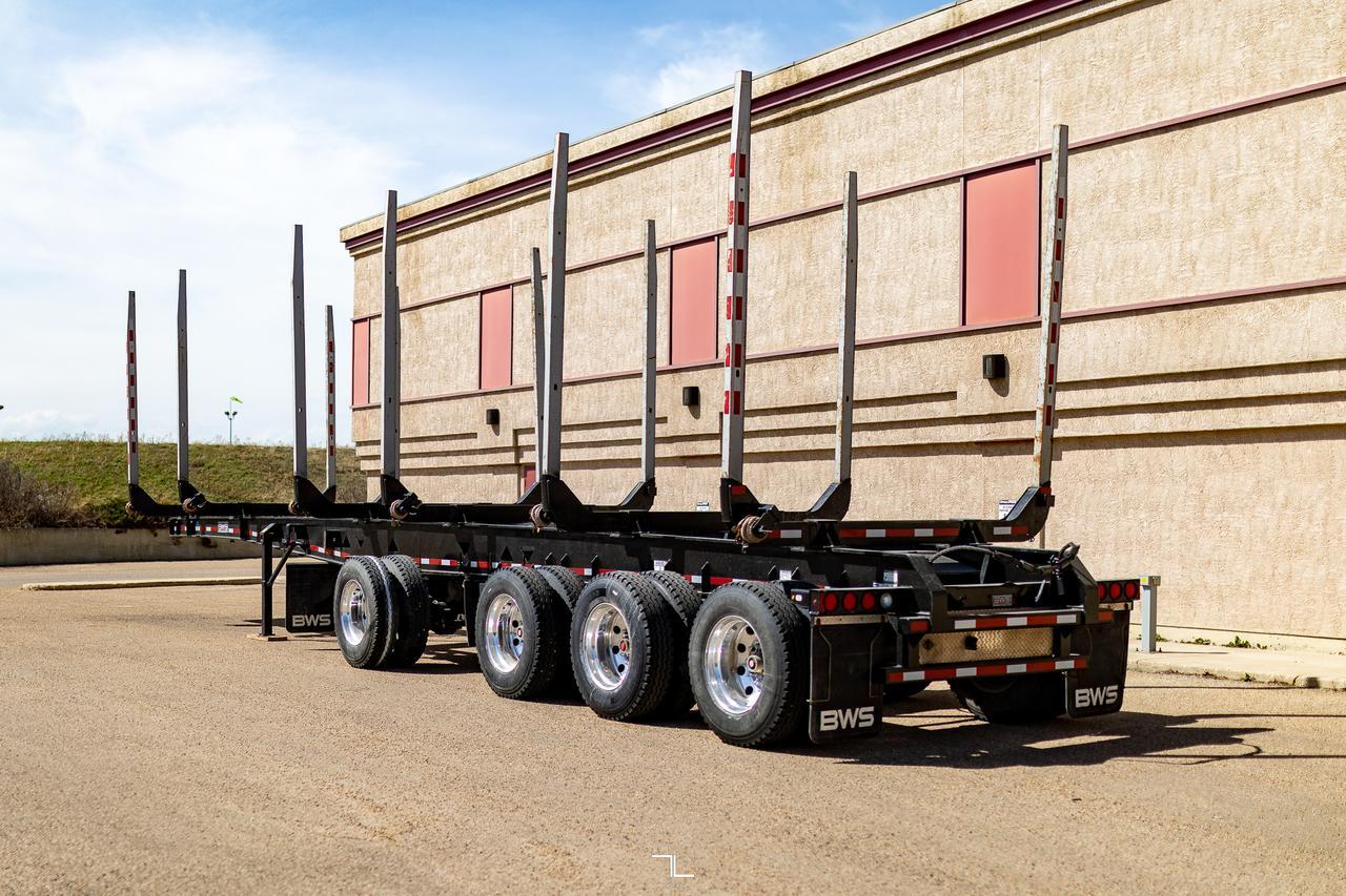2022 BWS 51 Ft. 4 Axle Logging Trailer Red Deer AB