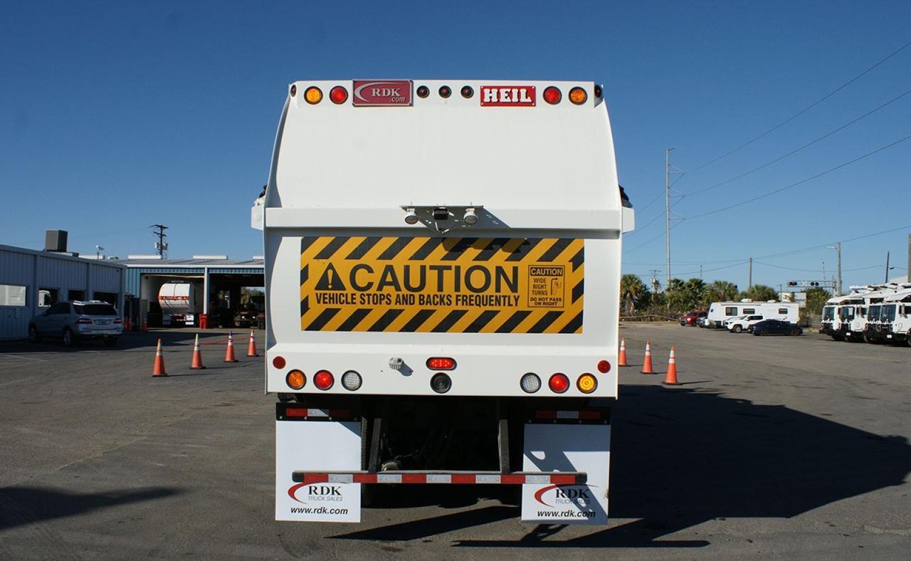 2022 Battle Motors LET2 28 yard Heil Side Loader Garbage Truck Tampa FL