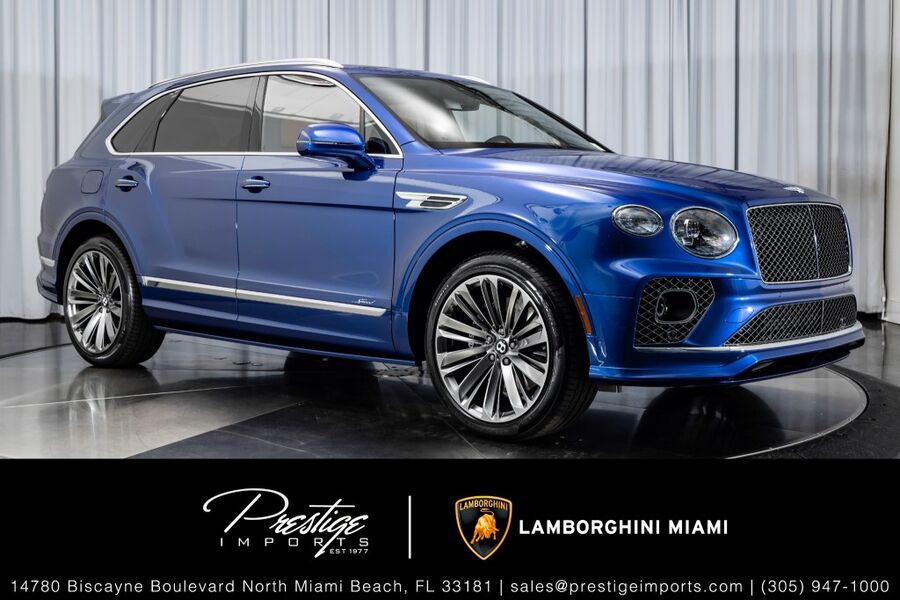 2022 Bentley Bentayga Speed North Miami FL 2022 Bentley Bentayga Speed North Miami FL