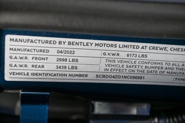 2022 Bentley Continental GT Mulliner 2dr Convertible Chicago IL
