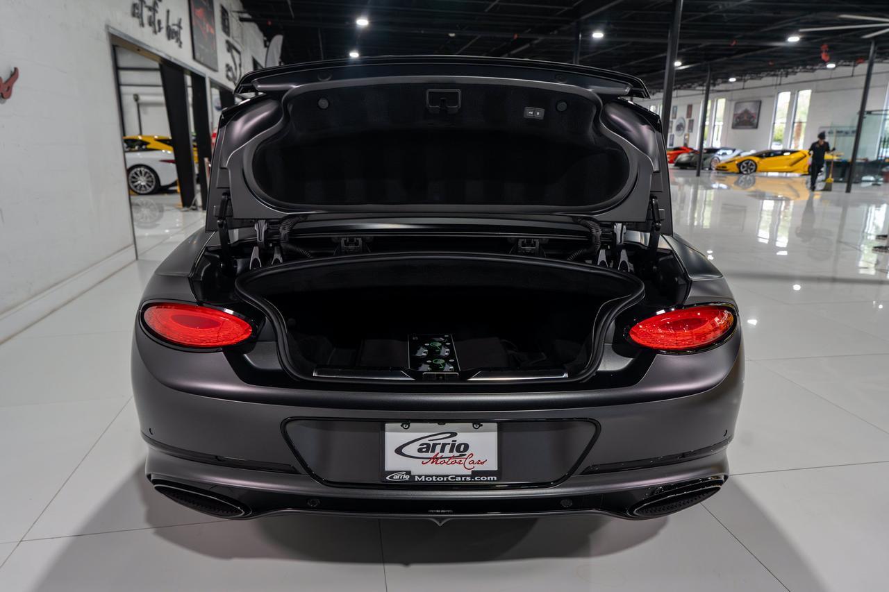 2022 Bentley Continental GTC Speed Anthracite Satin paint,Hotspur/Beluga interior,Blackline Specification,Naim audio & MORE!! Fort Lauderdale FL